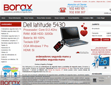 Tablet Screenshot of borax.es