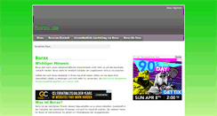 Desktop Screenshot of borax.de